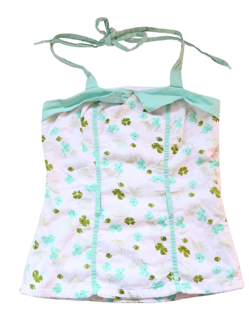 vintage charlotte russe y2k pink floral corset cami top